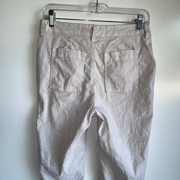 Frank & Eileen Jameslon Utility Cropped Fray Hem Pants Size 2 - Picture 4 of 15